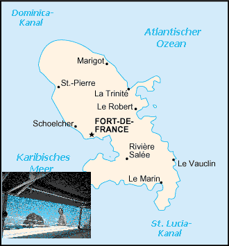 Martinique-karte